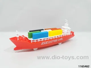Inertial container ship
