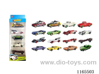 1:64 5PCS free wheel alloy car 8PCS