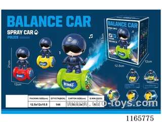 B/O Big Head Soldier Balance Scooter(with spray and music light)