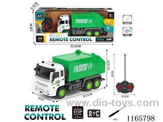4ch sanitation rc car not included battery (3*AA+2*AA)
