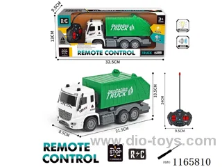 4ch sanitation rc car not included battery (3*AA+2*AA)