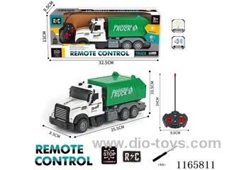 4ch sanitation rc car not included battery (3*AA+2*AA)