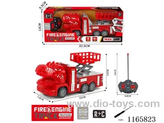 4ch Dinosaur Firefighting rc car not included battery (3*AA+2*AA)