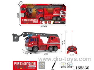 5ch firefighting rc car W L/M not included 3*AA battery