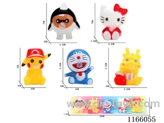 Vinyl Cartoon Bubble Blowing Set