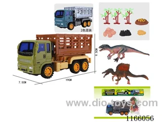 Inertia Dinosaur Car Transporter Set (2 Dinosaurs)