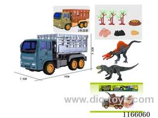 Inertia Dinosaur Car Transporter Set (2 Dinosaurs)