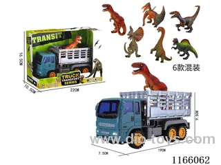 Inertia Dinosaur Car Transporter Set (6 Mixed)