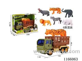 Inertia Animal Car Transporter Set (6 Mixed)