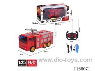 4ch rc fire fighting fire truck