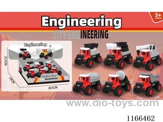 Inertial Fire Truck 6PCS