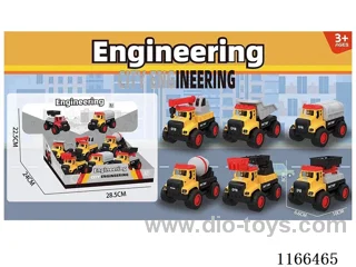 Inertia Fire Truck 6PCS