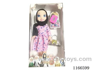 14 inch empty body IC music Muslim doll (2 models)
