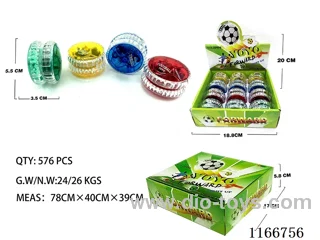 Bright Body 4 Colours Bright Football Lights Clutch Yoyo