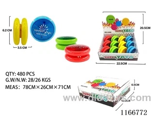 Rush 4 solid colours + 4 bright cover YOYO light yo-yo