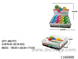 Old Extreme 4 Colour Clear Cover PS Yoyo