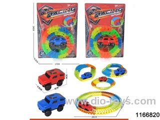 track car in color box