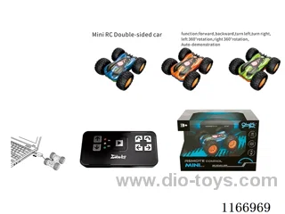 Mini RC Double Sided Car included battery