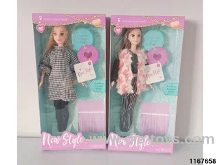11 inch 9 jointed doll set