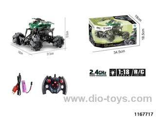 1：18 7ch 2.4G RC car with light