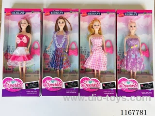 11 "full-body doll /4 models mixed