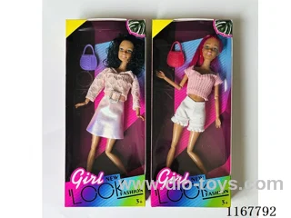 11 "solid body joint doll /2 models mixed