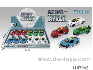 4PCS 1:43 Double Door Openable Alloy Pullback Car