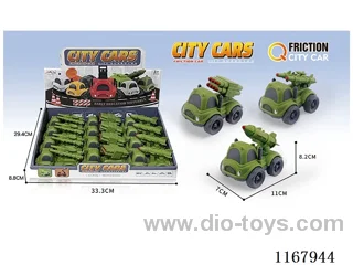 12PCS Inertia Military Vehicle