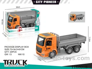 Inertia door-opening truck
