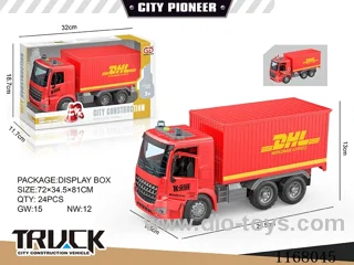 1:16 Inertia can open the door sound and light mail truck (2 keys)