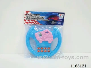 Excavator steering wheel