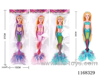 33.5CM Light Up Mermaid (3 Colours Mixed) 2*AG13 included