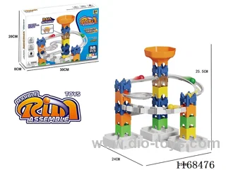DIY Puzzle Building Blocks Rolling Ball Track(38PCS)