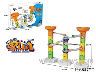 DIY Puzzle Building Blocks Ball Tracks(37PCS)