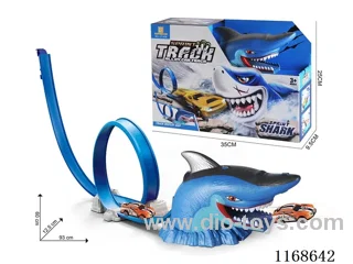 Shark Scene Spinning Track Car