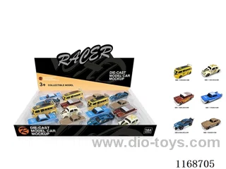 1:64 free wheel Alloy Cars 16PCS
