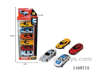 4 types of free wheel cars 6PCS