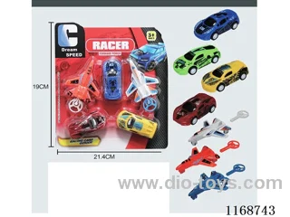 3PCS pull back car+2PCS airplane