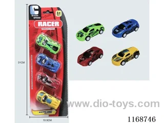 5 types of pull back car 4PCS