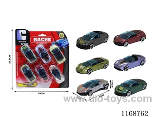 free wheel cars 6PCS