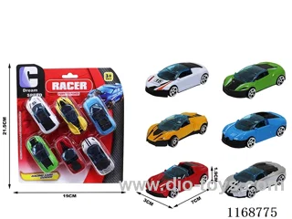 free wheel cars 6PCS
