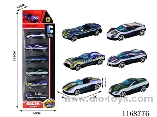 free wheel cars 6PCS