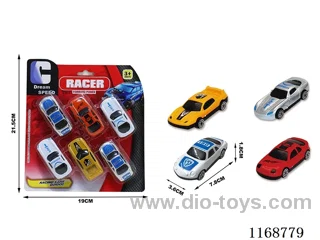 free wheel cars 6PCS