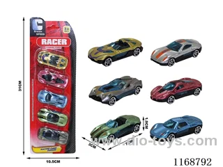 6 types of free wheel cars 5PCS