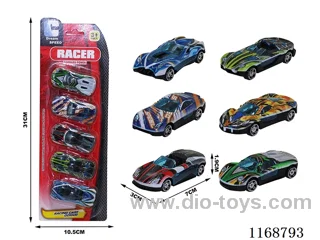 6 types of free wheel cars 5PCS