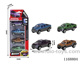 free wheel cars 4PCS