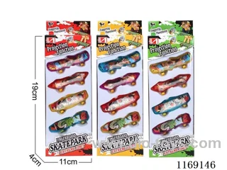 Finger slide with projection - Alloy base 4PCS (base graffiti pattern randomly mixed)