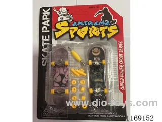 Finger skateboard - Alloy base 2PCS (base graffiti pattern randomly mixed)
