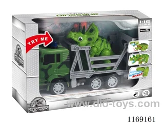 1:16 Inertia dinosaur car (car with sound and light, dinosaur with sound and light + spray)