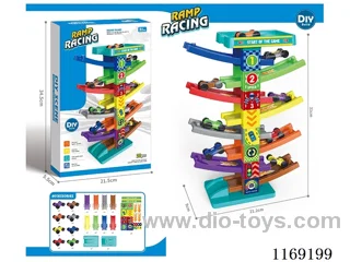 Glide rail car